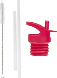 A Little Lovely Company Zubehörset für Edelstahlflasche Kirsche