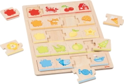 Goki Holzpuzzle Farben