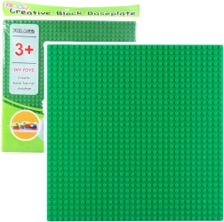 Bauplatte für Bausteine Hellgrün 25,5x25,5 cm