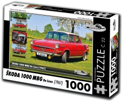 Puzzle Retro-Autos ŠKODA 1000 MBG De Luxe 1000 Teile