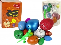 Wachsendes Dinosaurier-Ei – Set mit 12 Stück, verschiedene Größen