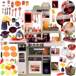 interaktive Kinderküche mit Dampf, Wasser, Lichtern und Geräuschen – 88 Teile