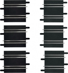 Geraden 100/114 mm für Carrerabahnen GO!!!, GO!!! PLUS und Digital 143 (6 Stk.)