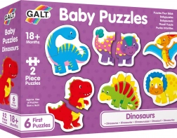 Baby-Puzzle Dinosaurier 6×2 Teile GALT