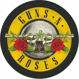 Plattentellerauflage mit Guns and Roses Motiv
