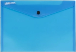 Dokumentenmappe mit Druckknopf A4 eCollection, blau, 5 Stk.