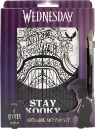Wednesday Set Notizbuch A5 und Stift