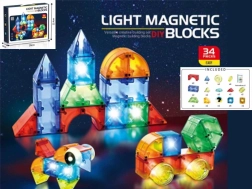 Leuchtendes magnetisches Konstruktionsset, 32 Teile