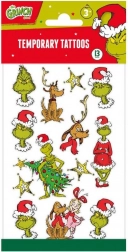 Temporäre Tattoos Grinch – Motiv-Set