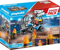 Playmobil Stunt Show Starter-Set – Stuntshow mit Quad und Feuerrampe