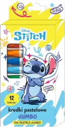 Bunte Wachsmalstifte Lilo & Stitch, 12 Stk.