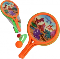 Schläger mit Ball und Korb für Außenspaß