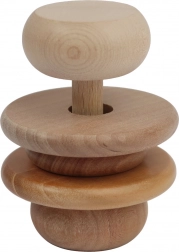 Natürliches Holz-Beißspielzeug für Babys