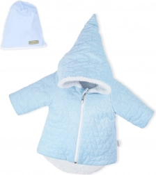 Winter-Babyjacke mit Mützchen Nicol Kids Winter blau