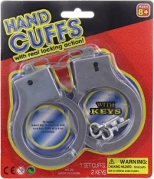 Kunststoff-Handschellen für Kinder mit Schlüsseln