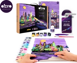 Okto Malen mit Modelliermasse Skyline New York 30 × 40 cm