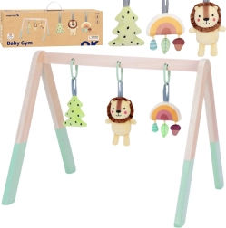 Tooky Toy Baby Gym Ständer mit 3 Anhängern für Babys