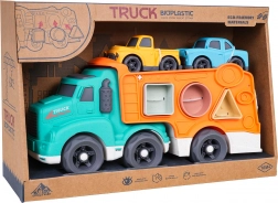 Eco-Abschleppwagen mit Formensortierer und Autos