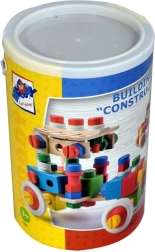 Baukasten mit 140 Teilen im Eimer