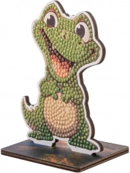 Diamantmalerei CRYSTAL ART – Alligator 3D-Aufsteller