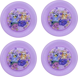 Set Kinder-Teller Bluey lila (4 Stk.)