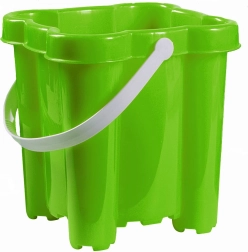 Androni Eimer Burg mit 4 Türmen, Höhe 20 cm – Grün