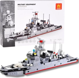 Bausteinset Wange Type 052D Zerstörer – moderner Torpedobootzerstörer (376 Teile)