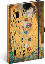 Gepunktetes Notizbuch NOTIQUE Gustav Klimt 13 × 21 cm
