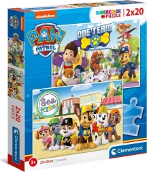 Puzzle 2x20 Teile Paw Patrol