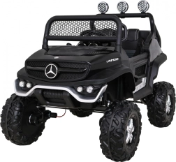 Elektrischer Kinderwagen Mercedes Benz Unimog 4x4 schwarz