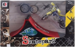 Rampe mit Motorrad für Kinder