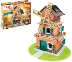 Teifoc Baukasten Mühle mit Solar Antrieb