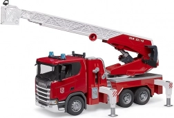Kinder-Feuerwehrauto Scania mit Leiter und Wasserkanone