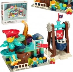 Kreatives Labyrinth für Kinder mit Dinosauriern