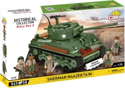 Bausatz Panzer SHERMAN M4A2E8 (76)W – 865 Teile