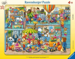 RAVENSBURGER Puzzle Tier-Spielwarengeschäft 35 Teile