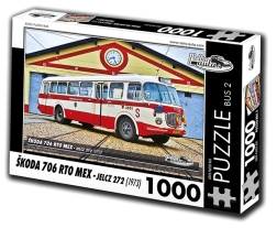 Puzzle RETRO-AUTA Škoda 706 RTO MEX – Bus, 1000 Teile
