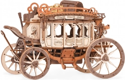 Mechanische Holz-Spieluhr – Postkutsche 3D-Puzzle