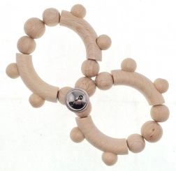 Holzrassel mit Glöckchen von Hess