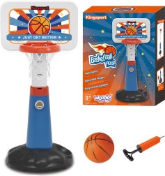 Woopie Basketball-Set für Kinder mit verstellbarer Höhe und Pumpe