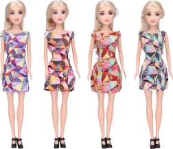 Puppe 30 cm mit Kleid (4 Varianten)