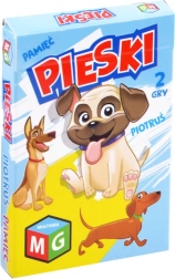 Kartenspiel Tic Tac Toe Gedächtnis Hunde