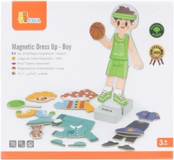 VIGA magnetisches Anzieh-Set – Junge