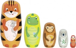 Holz-Matrjoschka Tiger Tavi und Freunde Goki