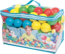 Set aus 100 bunten Bällen für Kinder-Planschbecken und Spielecke BESTWAY