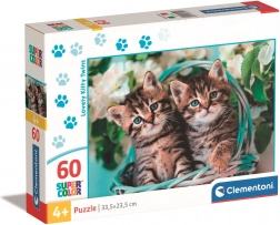 Puzzle CLEMENTONI 60 Teile – Kätzchen im Korb