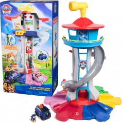 Großer Aussichtsturm PAW PATROL 81 cm mit Held Chase und Fahrzeug