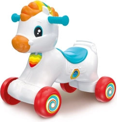 CLEMENTONI BABY Interaktives Rutschfahrzeug Pferd 3-in-1