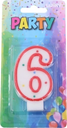 Party-Kerze für Kuchen - Nummer 6