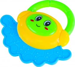 Farbenfrohes Rasselspielzeug mit Griff für Babys